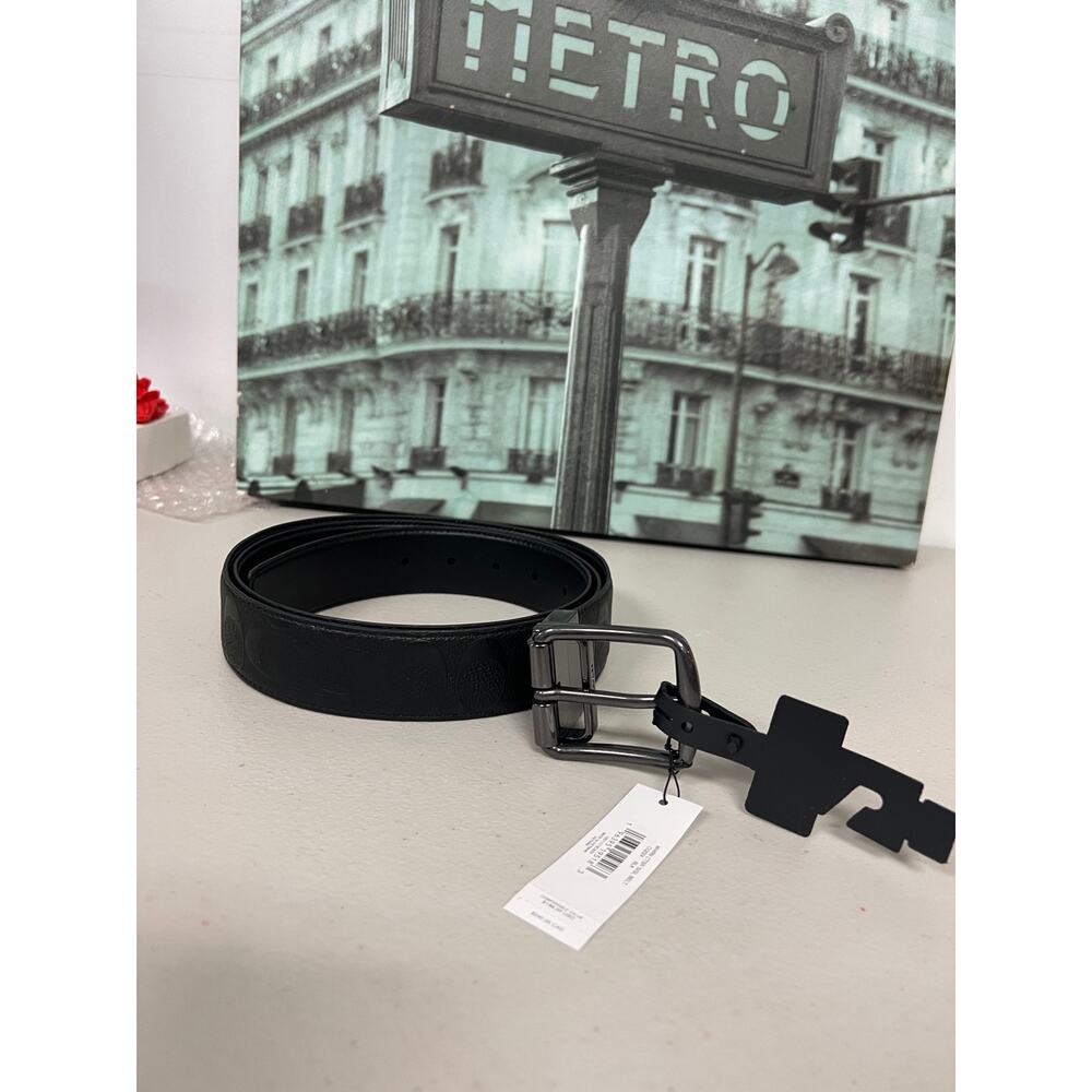 Coach CQ024 Harness Buckle Cut-To-Size Reversible Belt, 38 Mm - Picture 5 of 7